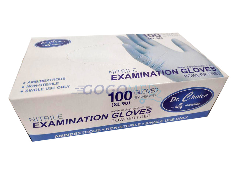 Indoplas - Nitrile Gloves (Dr. Choice by Indoplas) - Gogomed Supplies