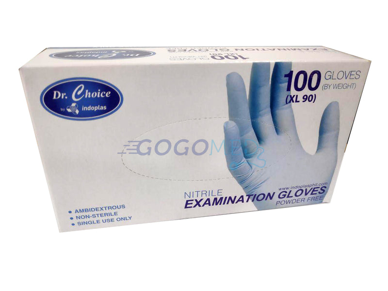 Indoplas - Nitrile Gloves (Dr. Choice by Indoplas) - Gogomed Supplies