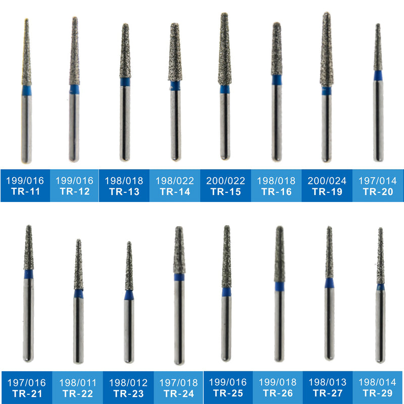 TAPER ROUND END (TR) - DIAMOND BURS