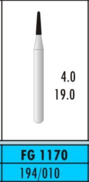 Round Taper Plain Cut 194 - Carbide Burs
